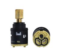 Cartouche de robinet en céramique 25 mm cartouche à disque en céramique à levier unique de rechange, compatible avec Jerich 25740 Huntington Brass Olympia Faucets 3400009 PBA29799 (DH3102-2)