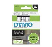 Cartouche de ruban D1 6mm x 7m, remplacement Compatible pour imprimante Dymo Lab
