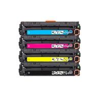 Cartouche de Toner 128A CE320A 320A CE321A CE322A CE323A, Compatible for HP, Couleur CP1525n CP1525nw Pro CM1415 CM1415fn CM1415fnw