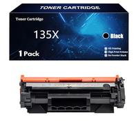 Cartouche de Toner 135X W1350X 135A W1350A avec Puce, Haute Capacité (3 000 Pages) Compatible pour HP LaserJet M209dwe M209dw M209dwe MFP M234sdwe MFP M234sdne Imprimantes,Black-1 Pack