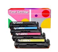 Cartouche de Toner 205A CF530A CF531A CF532A CF533A Compatible avec Les imprimantes HP Color LaserJet Pro MFP M181fw M180 M180n M180nw M180fw M181 M181n Pro M154A M154NW(CMYK Set)