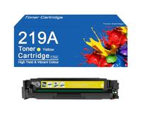Cartouche de Toner 219A Haute capacité de Remplacement pour imprimante HP Color LaserJet Pro 3202dn, 3202dng et 3302fdn, Impression Haute définition,219A-Yellow
