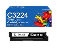 Cartouche de Toner 4 Couleurs C3224 de Remplacement pour imprimantes Lexmark C3224dw, C3326dw et C3426dw. Installation et Utilisation faciles.,with Chip-Black