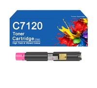 Cartouche de Toner 4 Couleurs C7120 avec Puce de Remplacement pour imprimantes Xerox VersaLink C7120, C7125 et C7130 - Haut rendement : 31 300 Pages,C7120-Magenta