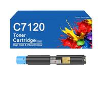 Cartouche de Toner 4 Couleurs C7120 avec Puce de Remplacement pour imprimantes Xerox VersaLink C7120, C7125 et C7130 - Haut rendement : 31 300 Pages,C7120-Cyan