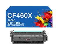 Cartouche de Toner 4 Couleurs CF460X de Remplacement pour imprimante HP Color Laserjet Enterprise M652n, M652dn, M653dn, M653x, 653dh, Haut rendement (27 000 Pages),656X-M