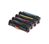 Cartouche de Toner 410X Compatible for HP Color Pro M452dw 452dn 452nw M477fnw M477fdn M477fdw M377dw CF410X CF411X CF412X CF413X(1PC K(6500pages))
