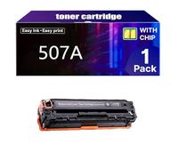 Cartouche de Toner 507A, Compatible avec Les Imprimantes pour HP CE400A, Laserjet CP3525, 3525N, 3525DN, CM3530, 3530FS, M551N, M551DN, M551XH,BK-1 Pack