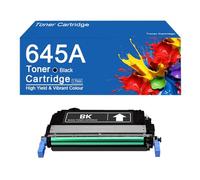 Cartouche de Toner 645A Haute capacité, Compatible avec Les imprimantes HP Color LaserJet 5550dn, 5550n et 5500dn (Compatible C9730A, C9731A, C9733A et C9732A).,645A -Black