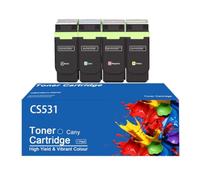 Cartouche De Toner 75M10K0 CS531 Avec Puce, Compatible Avec Les Imprimantes Lexmark Cx635adwe, Cs531dw, Cs632dwe Et Cx532adwe