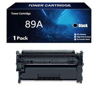 Cartouche de Toner 89A avec Puce de Remplacement pour HP 89A 89X CF289A CF289X Compatible pour HP LaserJet M507 M507x M507n M507dn M507dng MFP M528 M528z M528c M528f M528dn,Black-1 Pack