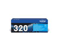Cartouche de toner Brother TN-320C Cyan Originale - Technologie Laser - Rendement 1500 pages - Compatibilité HL4140CN, MFC9460CDN et autres