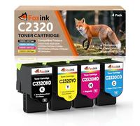 Cartouche de Toner C2320 pour Lexmark Cartouche de Toner C2320 pour imprimante Lexmark C2325dw C2535dw MC2425adw MC2535adw MC2640adw MC2535 C2325 C2425 MC2425, 4 x 1000 Pages