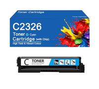 Cartouche de Toner C2326 Haute capacité avec Puce de Remplacement pour imprimantes Lexmark XC2326 C2326, Impression Haute définition,C2326-Cyan