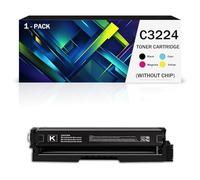 Cartouche de toner C3224 sans puce compatible avec les imprimantes Lexmark séries C3224dw C3326dw MC3224 MC3326 MC3224dwe MC3224i MC3326i Remplace la cartouche de toner C3210(Size:1Pack,Color:Noir)