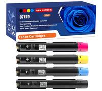 Cartouche De Toner C7120 avec Puce, Remplacement pour Xerox C7120 C7125 C7130, Compatible avec Les Imprimantes Xerox C7120 C7125 C7130, 18 000 À 31 300 Pages,4 Colors-1 Set