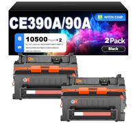 Cartouche de Toner CE390A 90A avec Puce, Compatible avec Les imprimantes pour HP LaserJet séries M4555MFP M601 M601n M602n M602dn M602x M603 M603n M603dn M603xh