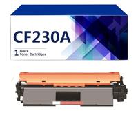 Cartouche de Toner CF230A Compatible avec la Puce pour HP Laserjet Pro M203DW 203DN M227FDW 227SDN Impridance, 1600 Pages (1 Pack Noir),1pcs