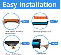 Cartouche de Toner Compatible 201A CF402A (1-Pack, Jaune) Remplacement pour HP Color Laserjet Pro M252 M252dw M252n, HP Color Laserjet Pro MFP M274 M274n M277 M277dw M277n MFP-M277c6