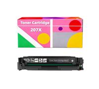 Cartouche de Toner Compatible avec 207X 207A avec Puce pour HP Color LaserJet Pro MFP M283fdw M255dw M282nw M283fdn M255nw W2210X W2211X W2212X W2213X W2210A W2211A W2212A W2213A(Black,High Yield)