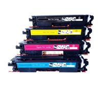Cartouche de Toner, Compatible avec HP, CF350A CF351A, Lot de 4 | CF352A, CF353A, CF350, 350a; pour M177FW, M176N, M176, M177, CP1021, CP1022