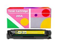Cartouche de Toner Compatible avec Les modèles 205A CF530A CF531A CF532A CF533A pourHP Color LaserJet Pro M154 M154a M154nw M180 M180n M180nw M180fw M181 M181n M181fw M181fn M181cdw(Yellow)