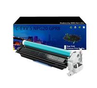 Cartouche de Toner Compatible C-EXV 5 Noir pour Canon IR 1600 1610F 2000 2010F - 6836A002 - 7000 Pages - Tambour 6837A002 Pris en Charge