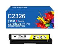 Cartouche de Toner Compatible C2326 pour imprimantes Lexmark XC2326 C2326 avec Puce, Impression Nette,C2326-Yellow