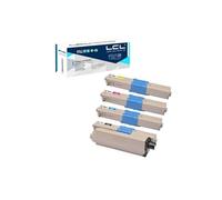 Cartouche de Toner Compatible C332dnw C332dn c332 46508712 (1Noir 1Cyan 1Magenta 1Jaune) Remplacement pour OKI C332dn/C332dnW/MC363dn