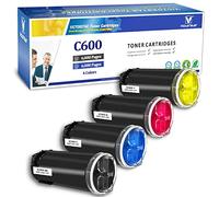 Cartouche de Toner Compatible C600 C605 Série Victorstar Standard Capacité 6000 Pages Rendement Chaque Couleur pour Xerox Versalink C600 C605 imprimantes Laser 4 Colors
