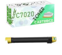 Cartouche De Toner Compatible C7020 pour Xerox Imprimante Versalink C7020 C7025 C7030 - Volume d'impression Élevé avec Puce, Capacité Standard Yellow