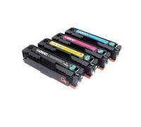 Cartouche de Toner Compatible CF210A, CF211A, CF212A, CF213A et CE320A for imprimante HP LaserJet Pro200 Couleur M251n, M251nw, M276n et M276nw avec Puce(Cyan)