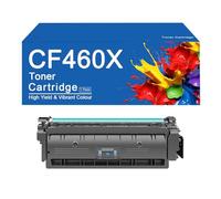 Cartouche de Toner Compatible CF460X 4 Couleurs pour imprimante HP Color Laserjet Enterprise M652n, M652dn, M653dn, M653x et 653dh. Impression Haute définition.,656X-C