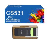 Cartouche de Toner Compatible CS531 - Remplacement Haute capacité pour imprimantes Lexmark CS531, CS531dw, CX532adwe, CS632dw et CX635adwe - Impression Nette,CS531-Black