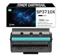 Cartouche de Toner Compatible HP SP3710 SP3710X, Cartouche d'encre Noire avec Puce, Compatible avec Les imprimantes Laser Multifonctions Ricoh Aficio SP3710SF SP3710DN M320F P311,7000Page-1PCS