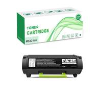 Cartouche De Toner Compatible Lexmark MS321dn 56F2000 56F2H00, Haut Rendement, Compatible avec Les Imprimantes MS321 MS421 MS521 MS621 MS622 MX321 MX421 MX521 MX522 MX622,Black-6000 Pages