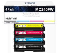 Cartouche De Toner Compatible MC240FW 408451 408452 408453 408454 pour Imprimante Ricoh MC240FW PC200W (sans Puce),4 Colors-1 Pack