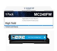 Cartouche De Toner Compatible MC240FW 408451 408452 408453 408454 pour Imprimante Ricoh MC240FW PC200W (sans Puce),Cyan-1 Pack
