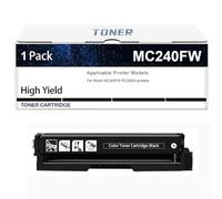 Cartouche De Toner Compatible MC240FW 408451 408452 408453 408454 pour Imprimante Ricoh MC240FW PC200W (sans Puce),Black-1 Pack
