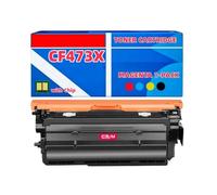 Cartouche de Toner Compatible pour HP CF473X Magenta avec Puce - Haut rendement, 23 000 Pages - pour imprimante HP Color LaserJet Enterprise M681f / M681dh / M681z