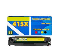 Cartouche de Toner Compatible pour Jaune 415X W2032X avec Puce pour HP Color LaserJet Pro M454 M454DW M454NW M479 M479FDN M479FNW M479DW M479FDW MFP M480f MFP M455dn