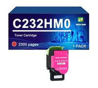 Cartouche De Toner Compatible pour Lexmark C2325 MC2325 C2425 MC2535 MC2640 | C2320K0 C2320C0 C2320M0 C2320Y0 Cartouches de toner compatibles pour MC2425 C2425 C2325 MC2325 MC2535 MC2640,Magenta-1 Pack