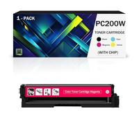 Cartouche de toner compatible pour Ricoh PC200W (haute capacité) - Compatible avec les imprimantes laser Ricoh MC240FW et de la série PC200W - Puce incluse - Rechargeable(Size:4500Page,Color:Magenta)