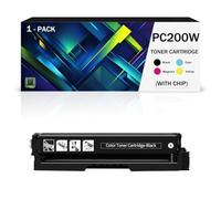 Cartouche de toner compatible pour Ricoh PC200W (haute capacité) - Compatible avec les imprimantes laser Ricoh MC240FW et de la série PC200W - Puce incluse - Rechargeable(Size:4500Page,Color:Noir)