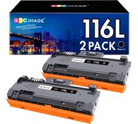 Cartouche De Toner Compatible Pour Samsung Mlt-D116L Pour Xpress Sl M2885Fw M2825Nd M2675Fn M2625D M2875Fd M2835Dw M2875Fw M2825Dw M2825Dw M2825 M2885 M2875 (Noir, Lot De 2)[ENC940675]