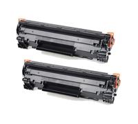 Cartouche de Toner Compatible Qualicom CE285A 85A, Compatible avec Les imprimantes HP P1100, P1102, P1102w, M1130, M1132, M1210, M1212nf, M1214nfh et M1217nfw.(BKx2)