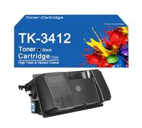 Cartouche de Toner Compatible TK-3412 Haute capacité, remplaçant Les Cartouches TK-3412 et TK-3410. Fonctionne avec l'imprimante Kyocera ECOSYS PA5000x équipée d'une Puce.,TK3412-1Set