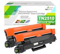 Cartouche de Toner Compatible TN-2510 TN2510 Capacité Standard 1200 Pages 2 Noirs pour Brother MFC-L2800DW L2827DWXL L2835DW L2860DWE HL-L2400DW L2445DW L2447DW DCP-L2660DW L2620DW L2627DWXL L2665DW