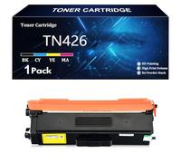 Cartouche de Toner Compatible TN-426 TN-423 TN426 TN421 TN423 Remplaçant Para Brother HL-L8260CDW HL-L8360CDW DCP-L8410CDW MFC-L8690CDW MFC-L8900CDW Cartouches,Y-1 Pack