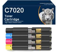 Cartouche De Toner Compatible Versalink C7020 C7025 C7030 106R03741 106R03744 106R03743 106R03742 (1Noir 1Cyan 1Magenta 1Jaune) Remplacement Pour Xerox Versalink C7020 C7025 C7030